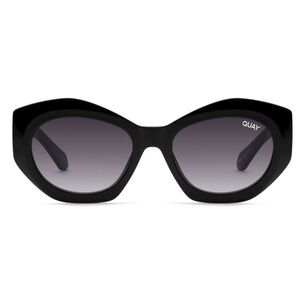 Quay Australia Real Me Sunglasses in Black/Smoke